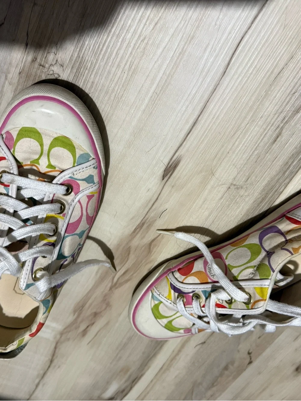 Coach Multicolor Signature Logo Sneakers